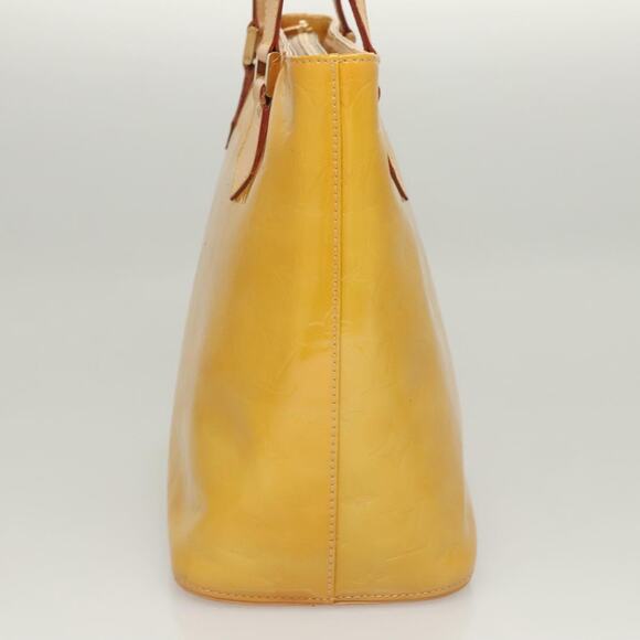 LOUIS VUITTON Monogram Vernis Houston Hand Bag Beige M91004 - Picture 5 of 13